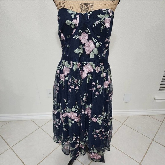 City Chic Aphrodite Party Cocktail Dress Navy size XL S plus size‎ 16 new!!! - Picture 5 of 15